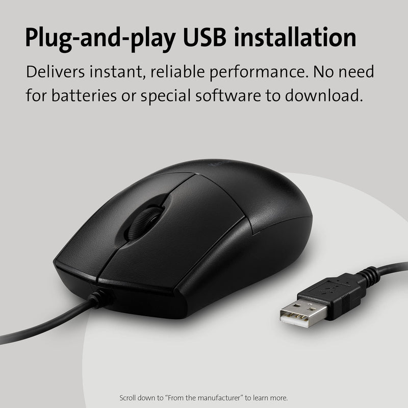 Kensington Pro Fit Washable Wired Mouse (K70315WW)