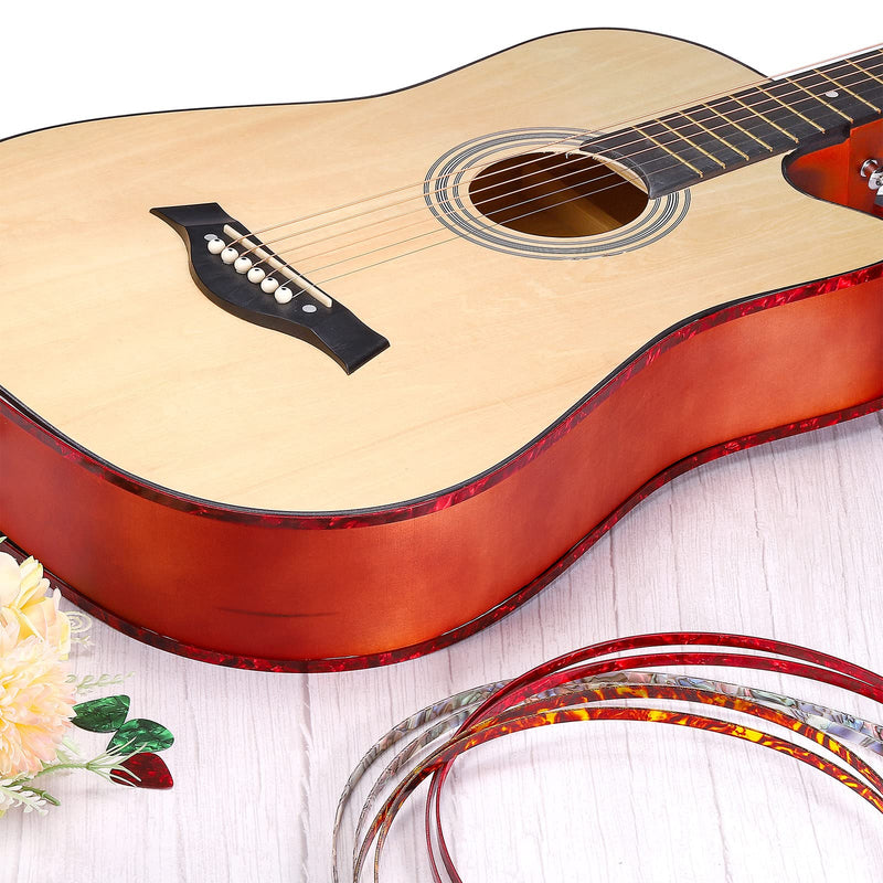 [AUSTRALIA] - MECCANIXITY Plastic Binding Purfling Strip 1650x6x1.5mm Guitar Binding Edge Trim for Acoustic Classical Guitar Blue Green Pink 1 Pack 