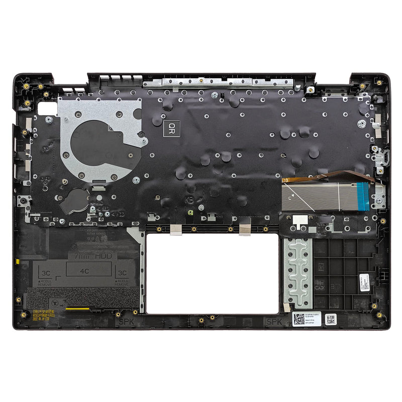 Replacement Laptop Upper Case Palmrest Backlit Keyboard Assembly Part for Dell Latitude 14 3420 E3420 04PX9K 4PX9K Black