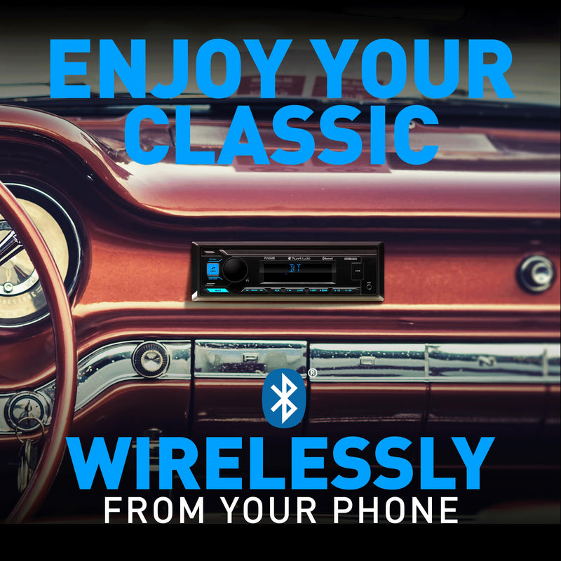 Planet Audio P350MB Car Stereo, Single DIN, Bluetooth, Hands-Free Calling
