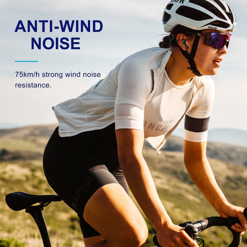 QCY HT05 Multi-Mode Active Noise Cancelling Wireless Earbuds, AI-Enhanced Calls Bluetooth Headphones with 6 Mics, Anti-Wind Noise, Transparency, App for Custom EQ, 30H Playtime, Bluetooth 5.2 Black