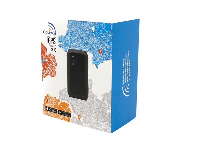 Optimus 3.0 GPS Tracker - 1 Month Battery - 4G LTE - for Vehicles and Assets – Real-Time GPS Tracking Device – Instant Alerts