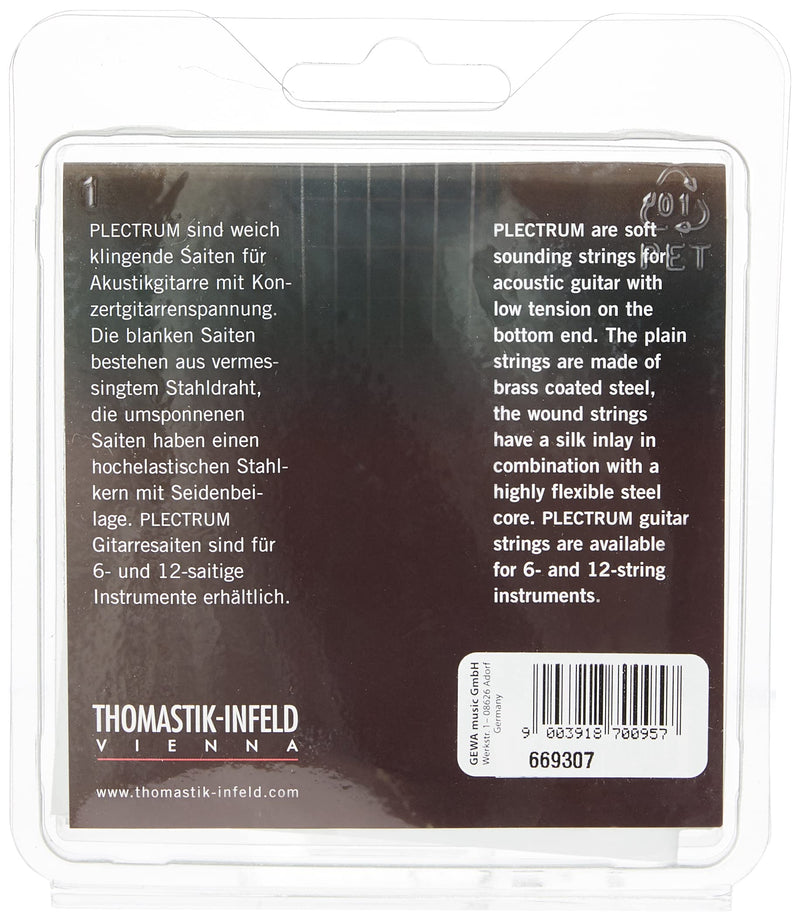 Thomastik-Infeld AC110 Acoustic Guitar Strings - Plectrum Series 6 String Set E, B, G, D, A, E Satz AC110
