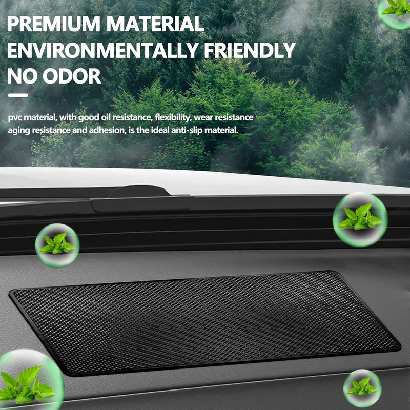 [AUSTRALIA] - Dashboard mat Rubber Non-Slip mat, 15.7"x7.8" Large Size car Non-Slip mat, car Dashboard Accessories for car Interior Organizer. Grid 