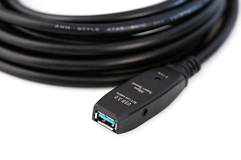MutecPower 24 Feet Active USB Extension Cable 3.0 Male to Female with A Extension chipset Signal Booster - Active Extension/Repeater Cord 7.5 Meters / 24 Feet 24 FT USB 3.0