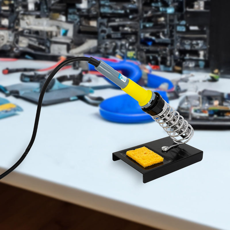 BIGtec Soldering Iron Stand Soldering Iron Holder Stand Soldering Iron Tray with Sponge for Soldering Desoldering