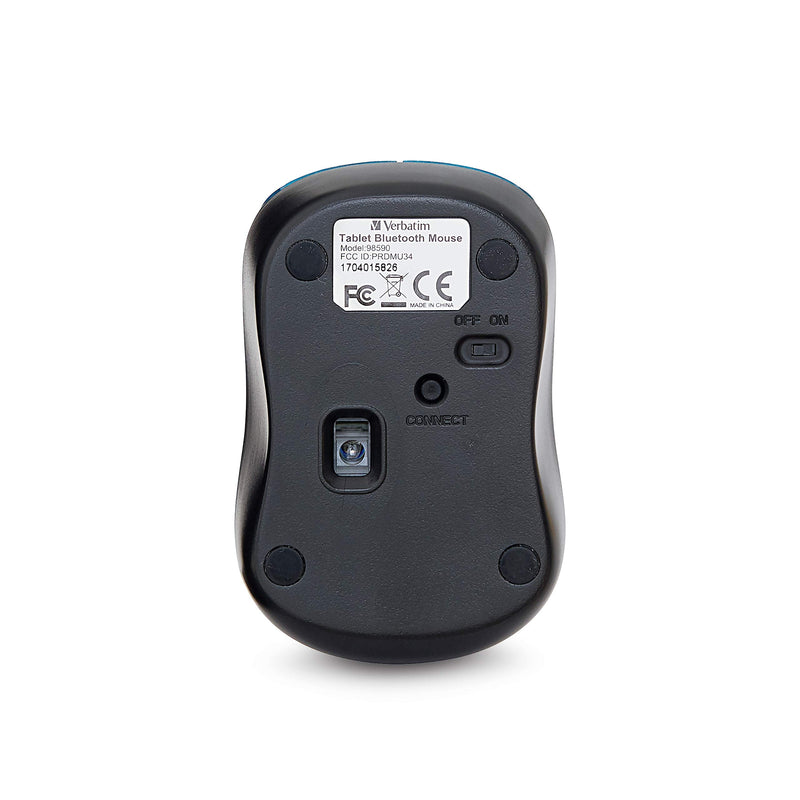 Verbatim Bluetooth Wireless Tablet Multi-Trac Blue LED Mouse - Dark Teal
