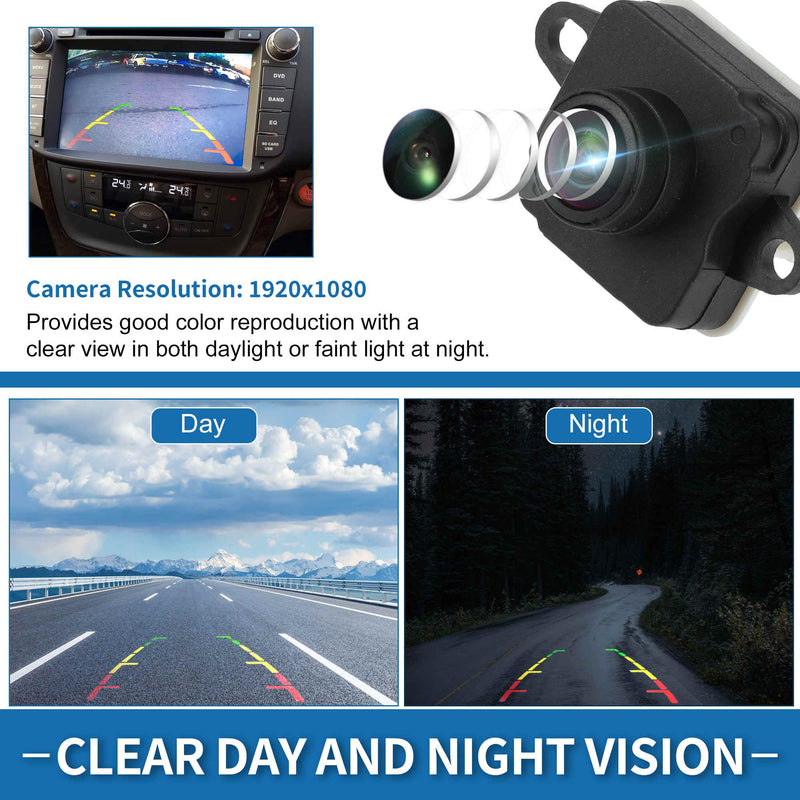 Rear View Camera for Dodge Challenger 2015-2023 Park Assist Backup Reverse Camera Replace No.04672760AC/68172474AH/4672760AA/68172474AD/68172474AE