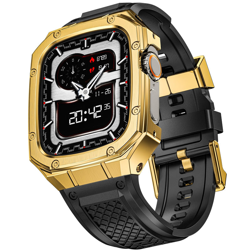 SUPLINK Rugged Case Sport TPU Band and Stainless Steel Case Silicone Band