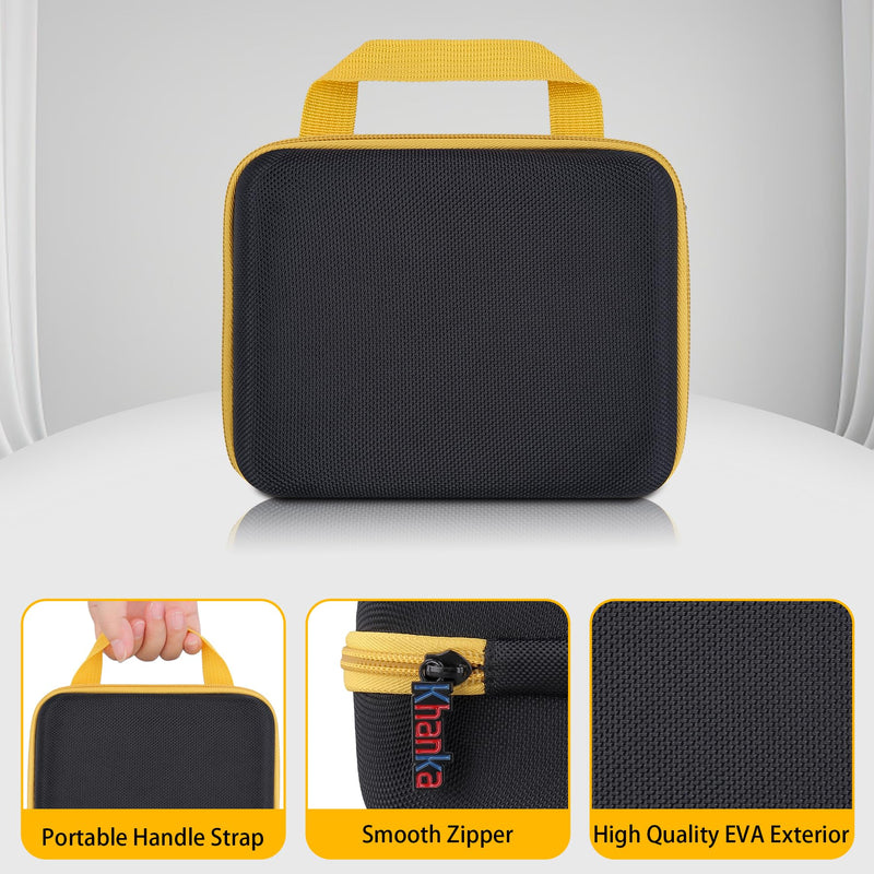 khanka Hard Travel Case Replacement for KODAK Mini Shot 3 ERA/Mini Shot 3 Retro 4PASS 2-in-1 Instant Camera and Photo Printer,Case Only (Yellow) Yellow