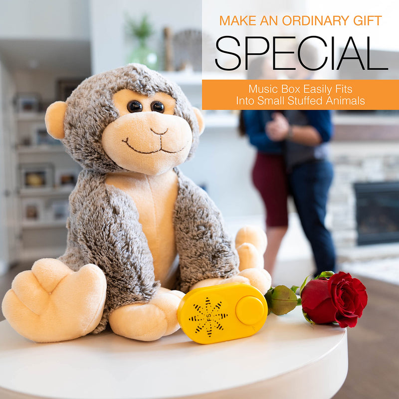 [AUSTRALIA] - 2+ Hr Voice Box for Stuffed Animals by Friendly Songs - This Sound Module can Hold 70+ MP3 Songs or MP3 Voice Recordings Inside The Voice Recorder for Stuffed Animals and Plush Teddy Bears 