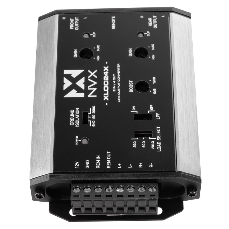 [AUSTRALIA] - NVX XLOC24X 2 inputs / 4 outputs High Voltage Active Line Output Converter with Impedance Matching and Remote Level Control 2 Input | 4 Output 