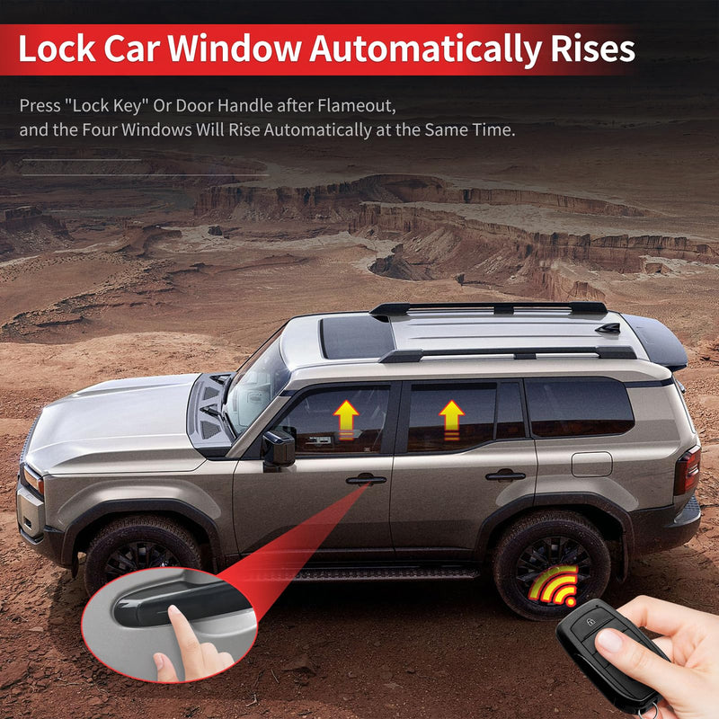 Glass Lifting Smart Module for 2024-2027 Toyota Land Cruiser 250 1958 | Prado Lc250 Automatic Window Lifter & Automatic Lock Controller 2025 Land Cruiser Accessories (LC250)