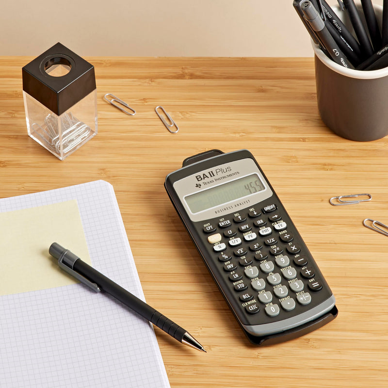 Texas Instruments BAII Plus Financial Calculator, Black Taschenrechner