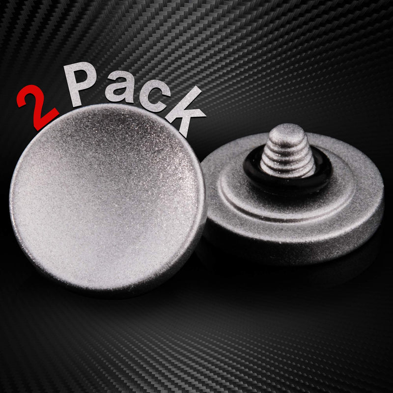 [AUSTRALIA] - Soft Shutter Release Button (2 Pack/Black) High-end Concave Camera Shutter Button Black 