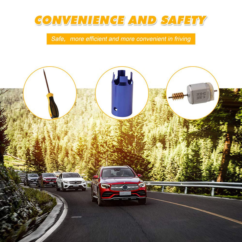 [AUSTRALIA] - 3 in 1 ELV Steering Wheel Lock Electric Motor,Direction Lock Motor Lock Disassembler Pin Disassembler for Mercedes Benz Ignition Lock Dowel Pin Removal Tool Kit 