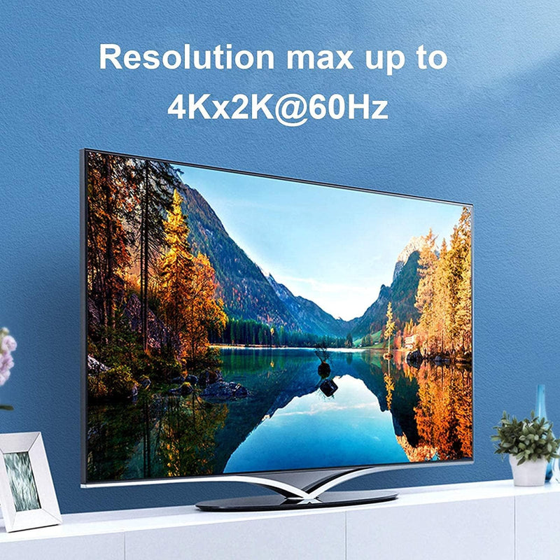 [AUSTRALIA] - UHD HDMI KVM Switch, Max 4K@30Hz Selector Switch, HDMI Switcher 4x1 with 4 USB Ports Peripheral Box Switching Hub,1 Button Switch and 4 Cables, 4 Switching Ways for Option 