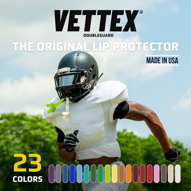 Vettex Double Mouth Guard with Lip Protection, Cardinal (AC25-CD) Mouthguard