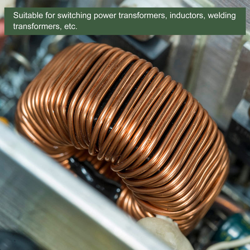 YOKIVE Toroid Core Ferrite Choke Ring Iron Powder Inductor Ferrite Ring Good for Power Transformers (Black Grey 33.7 mm x 19.3 mm x 11.3 mm)