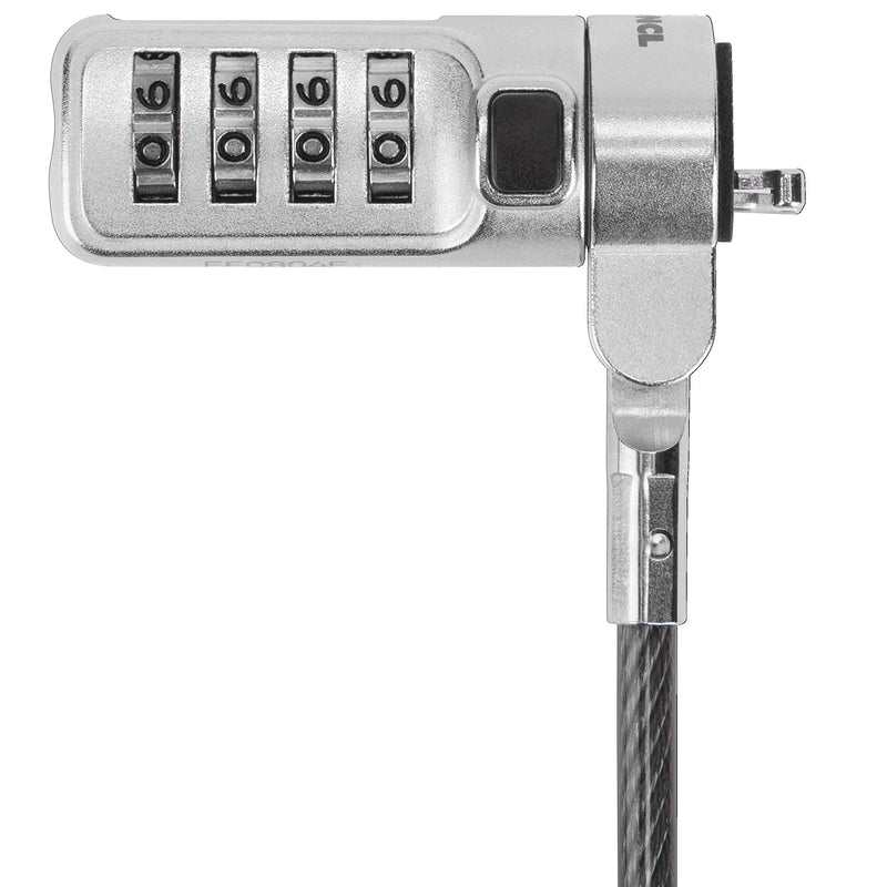 Targus DEFCON Trapezoid Serialized Combo Cable Lock for Laptop Computer and Desktop Security - 1 Pack (ASP66GLX-S)
