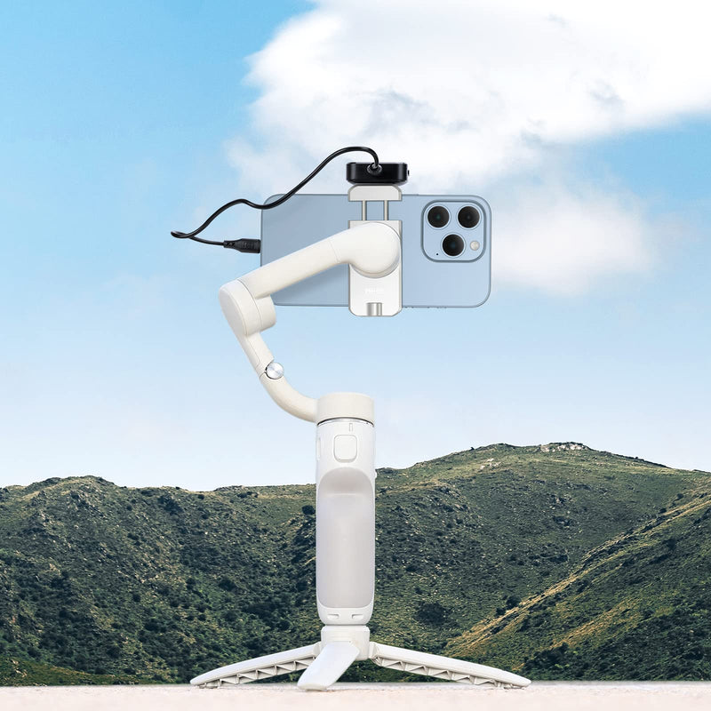 [AUSTRALIA] - UURIG Magnetic Cell Phone Clamp for DJI OM, Phone Tripod Mount, Handheld Gimbals Magnetic Ring Holder for DJI OSMO Mobile 8/7/7P/6,OM 5/OM 4/OM 4 SE Accessories 