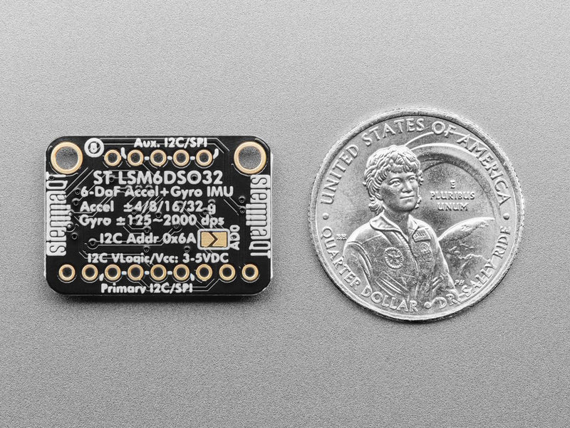 Adafruit LSM6DSO32 6-DoF Stemma QT/Qwiic 4692 Accelerometer and Gyroscope