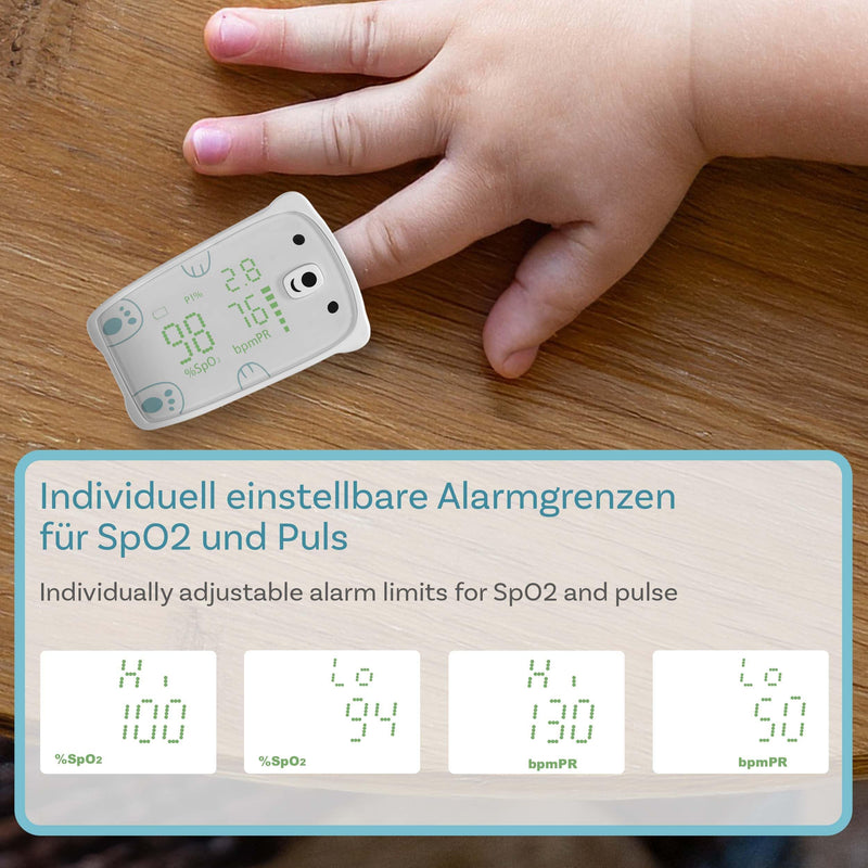 [AUSTRALIA] - Pulox PO-235 Pulse Oximeter for Children for Measuring Oxygen Saturation, Pulse Rate and PI - with Alarm Function 