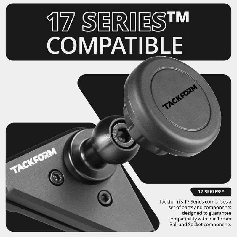 Tackform Link Vent Mount Magnetic Phone Holder - Compatible with '21-'25 Ford F150 & Raptor, '23-'25 Ford Super Duty | Aluminum Base | Short Reach | NOT Compatible with MagSafe Standard-Magnetic