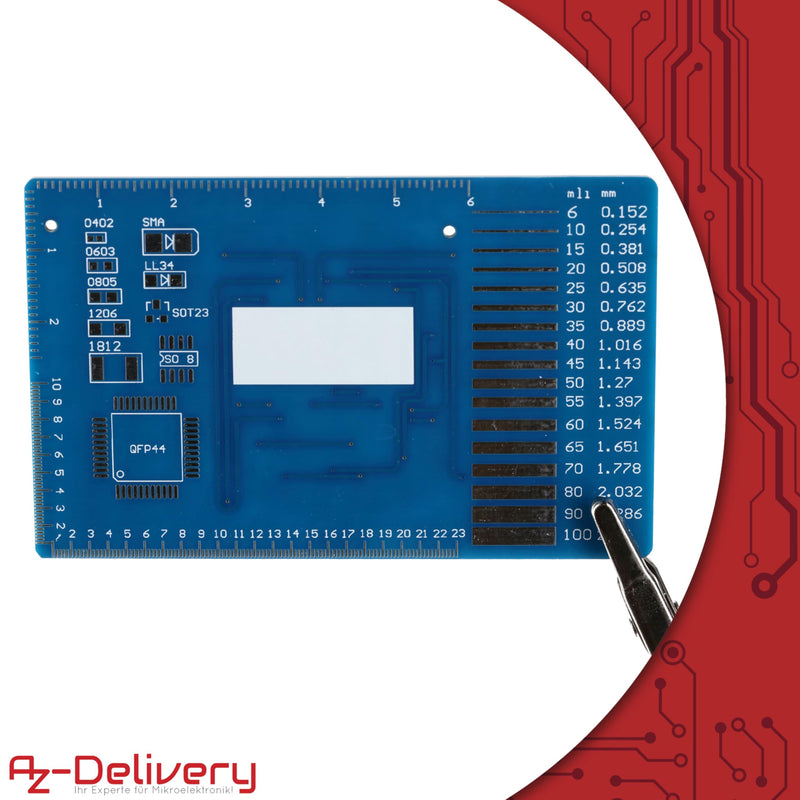 AZDelivery NE555 SMD Soldering Practice Board DIY Kit - LED Module for Soldering Learning, Set with Soldering Kit - Electronic Soldering Kit for Soldering Exercises