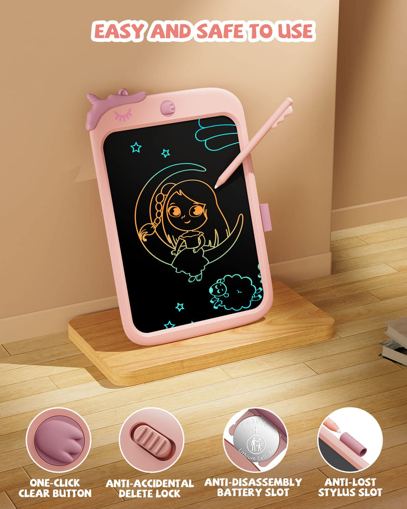 10 Inch LCD Writing Board for Kids(pink+navy)
