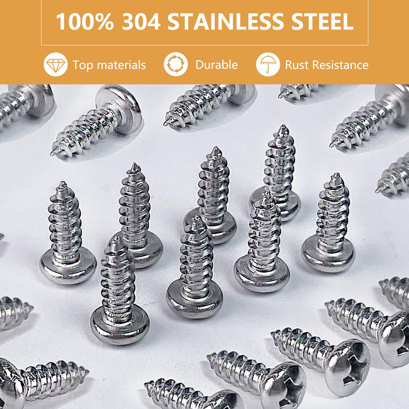 50 Pack 1/5 Inch Rope Light Clips with Stainless Steel Screws, P-Style Rope Light Mounting Clips, Outdoor Light Clips for String Lights, Christmas Light Clips Cable Wire Clamps 50 Pack