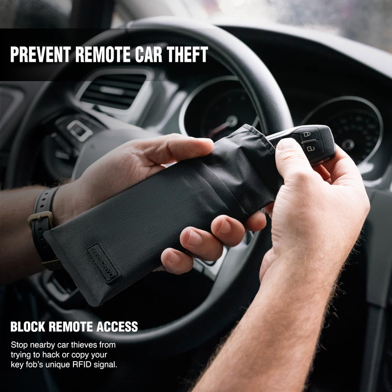 Faraday Key Fob Jacket® - RFID Shield | Anti-Theft Protection | Water Resist | Magnetic Close 2