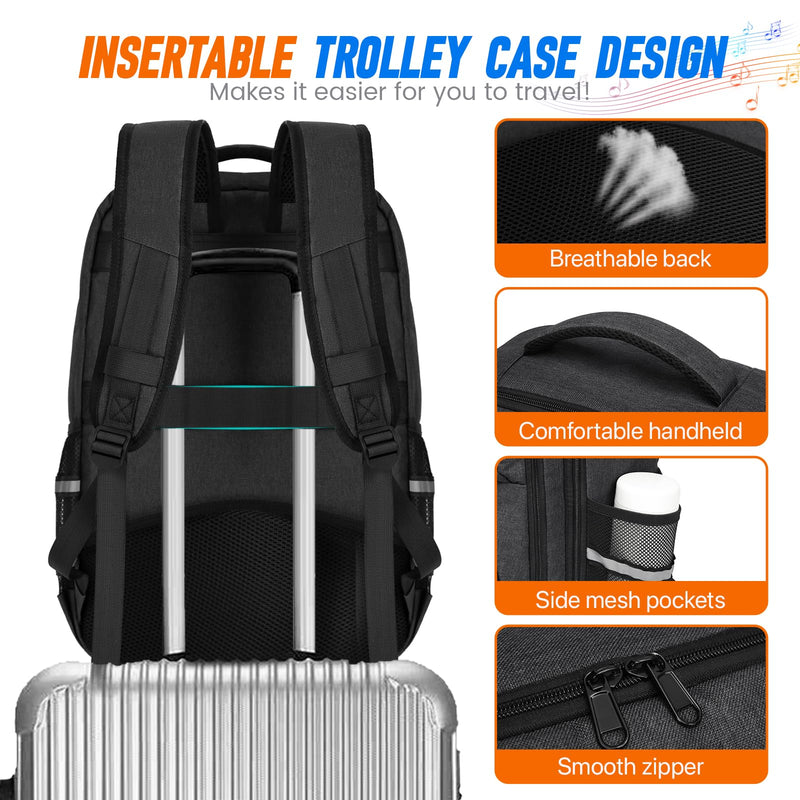 Audio Mixer Travel Case Bag, DJ Mixer Storage Backpack Compatible with RODECaster Pro, RODECaster Pro II, RC Duo, Podcast Mixer Case for Microphones and More Podcast Equipment