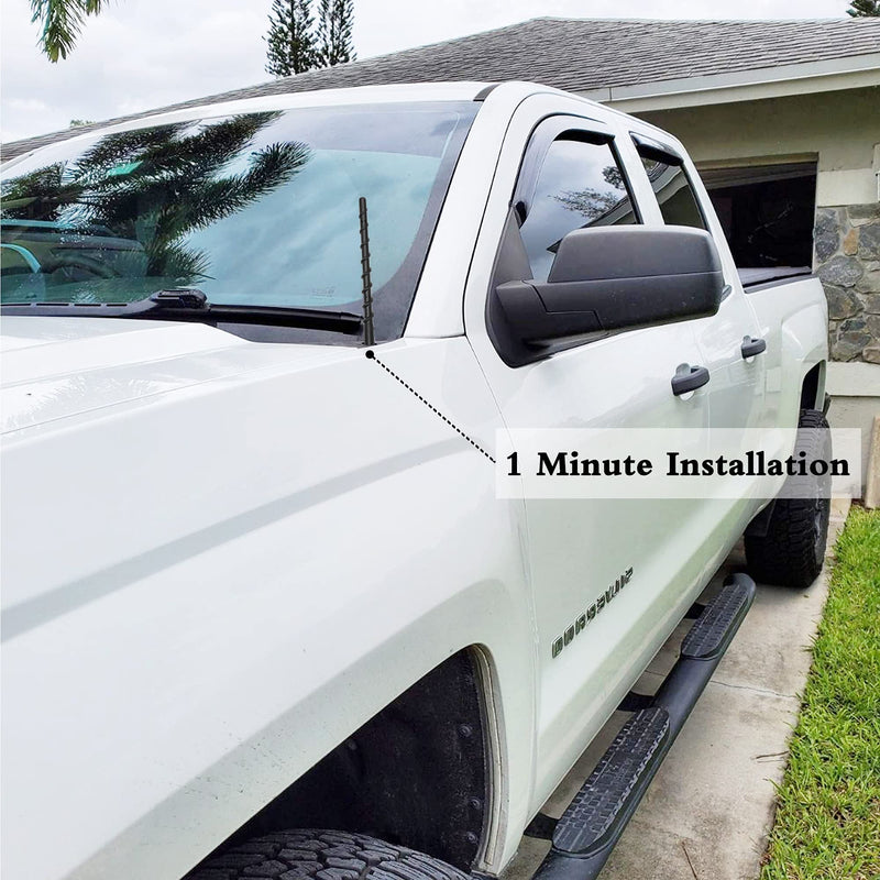 [AUSTRALIA] - VOFONO Short Antenna for GMC Sierra & Chevy Silverado 1500 2500 3500 (2009-2026) | 8.5 inch Spiral Direct Truck Replacement Antenna (M7 Thread) 8.5 inch Silverado&Sierra 