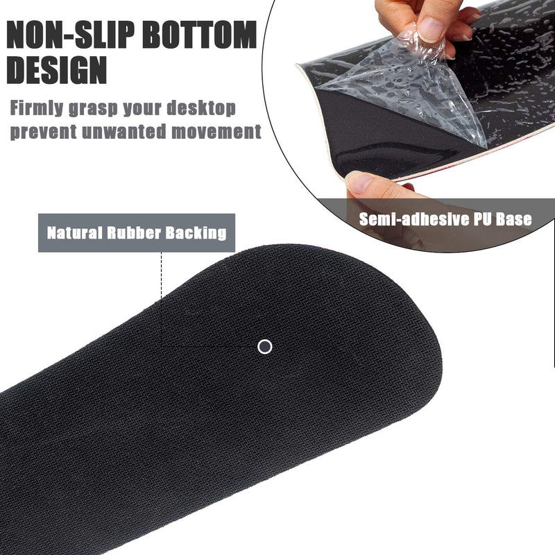 Ergonomic Keyboard Wrist Rest and Mouse Pad Wrist Rest Support Set,Comfortable & Lightweight Memory Foam Computer/Gaming/Office Wrist Set for Easy Typing & Pain Relief by AORTDES(Bird and Pink Flower) Kmwrp-19