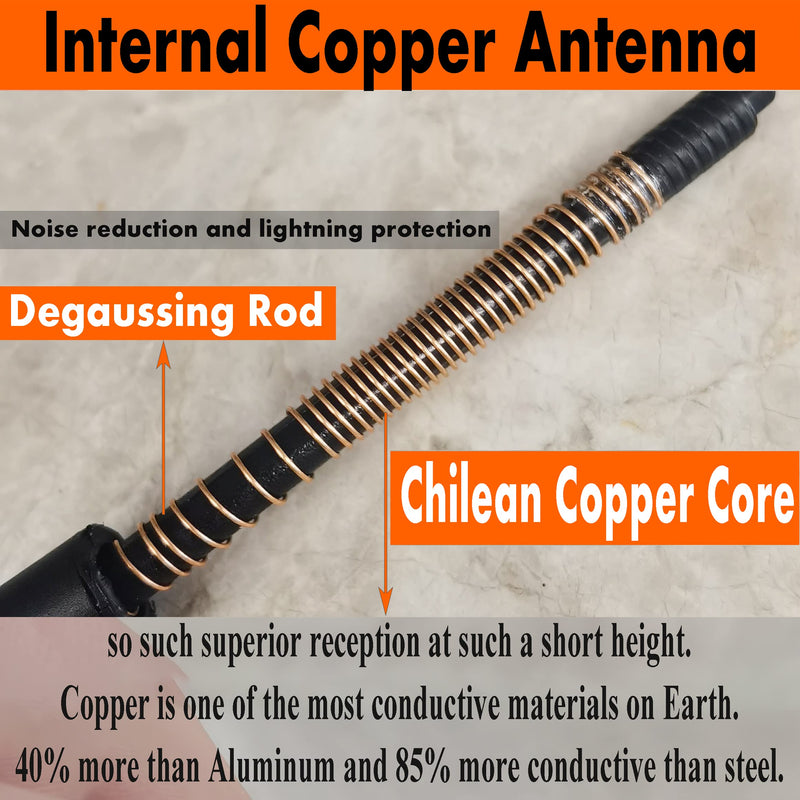 [AUSTRALIA] - Rubber Antenna for Nissan Juke (2011-2017), Nissan Juke Antenna - 7 Inch Car Wash Proof, Internal Copper Coil Antenna Mast Replacement 
