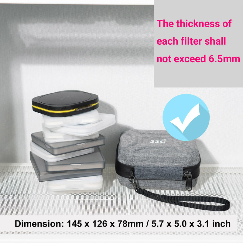 JJC Compact Camera Battery Case+Lens Filter Case up to 95mm