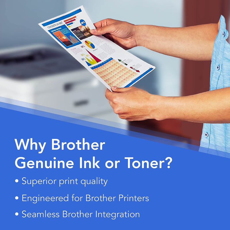 Brother Genuine Standard Yield Black Ink Cartridge, LC101BK, Replacement Black Ink, Page Yield Upto 300 Pages, LC101 1 Count (Pack of 1)