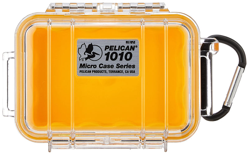 Pelican 1020 Micro Case (Yellow/Clear) 1010 Micro Case (Yellow/Clear)