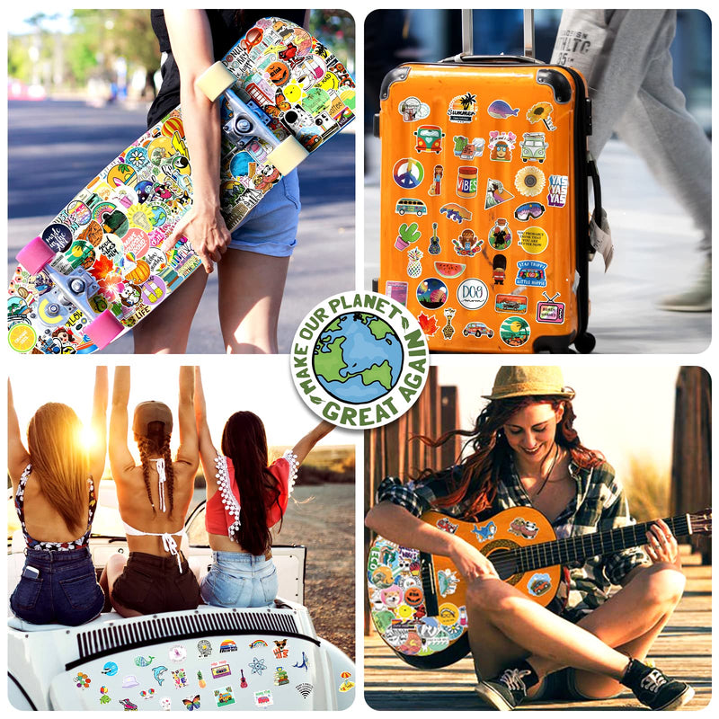 300 PCS Stickers Pack (50-850Pcs/Pack), Colorful VSCO Waterproof Stickers, Cute Aesthetic Stickers. Laptop, Water Bottle, Phone, Skateboard Stickers for Teens Girls Kids, Vinyl Sticker. 300 Pcs-Big Size-2.5"-3.5"