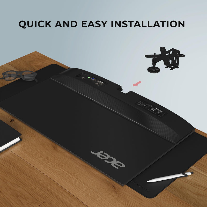 HumanCentric VESA Mount Adapter Bracket Compatible with Acer Monitor | Fits R240HY bidx, R221Q, R271, SB220Q, R241Y, RT240Y, RT270, SA220Q, SA230 bi, SA240Y, SA270 Bbix, SB230, SB240Y One Pack