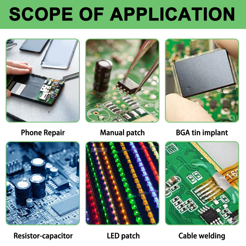 Flux Soldering Flux 20 ml, Flux Solder Paste Flux SMD Electronic Solder Flux Solder Paste Grease Flux Paste Solder Grease Flux Pastes for BGA Reflow, CPU/PCB/SMD/IC Solder