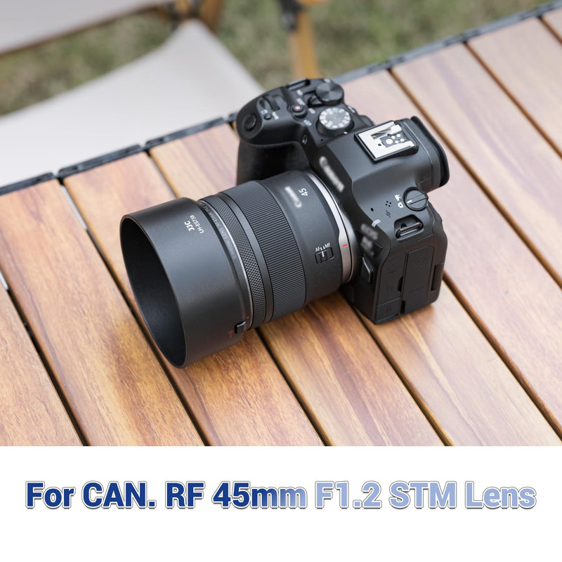 JJC ES-73B Lens Hood for Canon RF 45mm f/1.2 STM, Replaces Canon ES-73B, No Vignetting, Reversible, Compatible with 67mm Filter/Lens Cap Original Shape