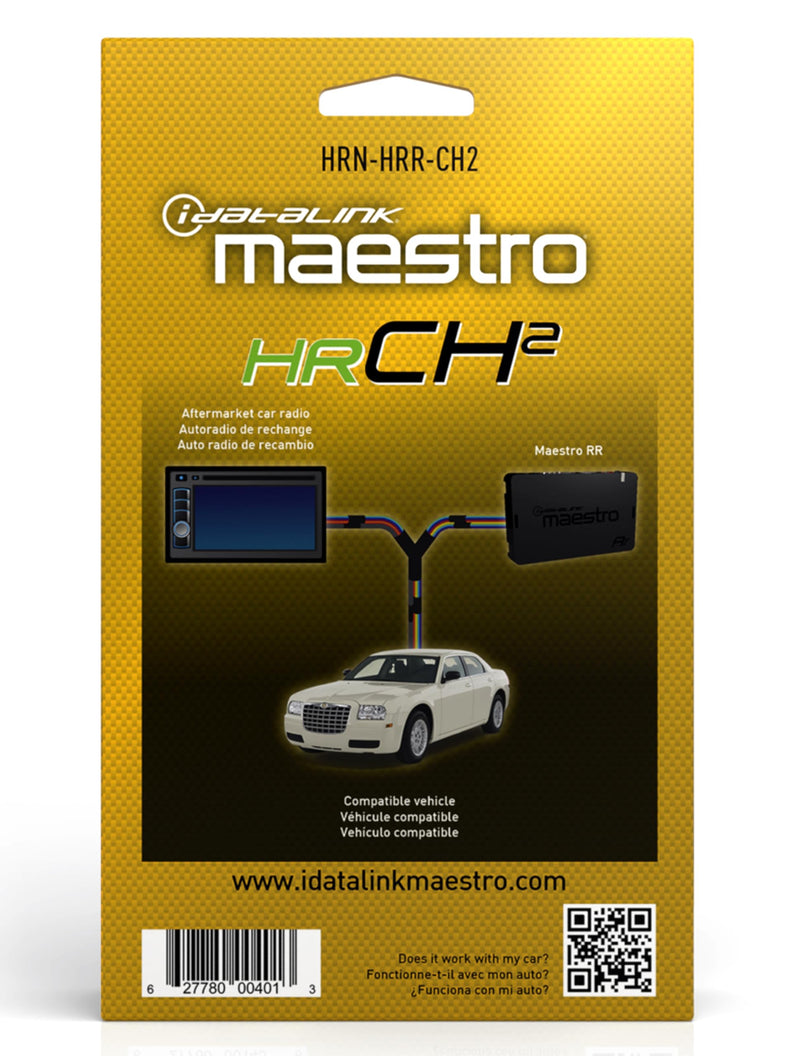 iDatalink Maestro HRN-HRR-CH2 Compatible with Jeep, Chrysler and Dodge CH2 Vehicles (2004-10) Plug & Play T-Harness (ADS-MRR or ADS-MRR2 Module Required)