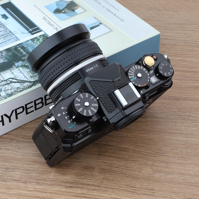 Haoge Metal Lens Hood for Nikon NIKKOR Z 40mm f/2, Z 28mm f/2.8, Z 28mm f/2.8 (SE) Lens,Screw Hood, Compatible with 52mm UV Filters and 52mm Lens Cap