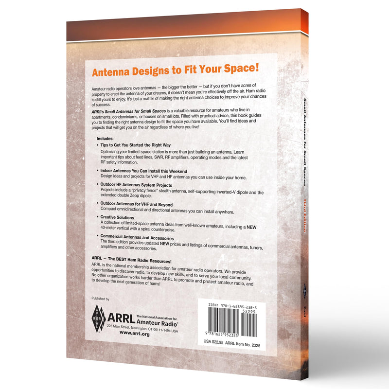 ARRL’s Small Antennas for Small Spaces – Projects and Advice for Limited-Space Stations