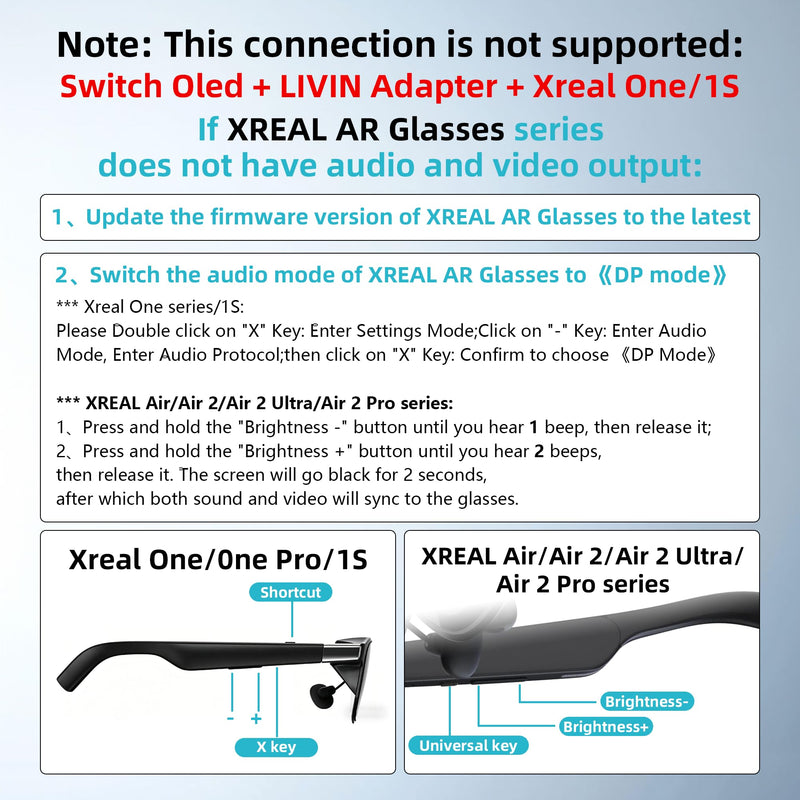 HDMI to USB C Adapter 4K@60Hz for AR Glasses, HDMI Male to USB C Female for XREAL One/Air 2 Pro, VITURE Pro, RayNeo Air 2s, Rokid Max, Switch 2/1, Steam Deck, PS5/4, Xbox, ROG Ally, Portable Monitor