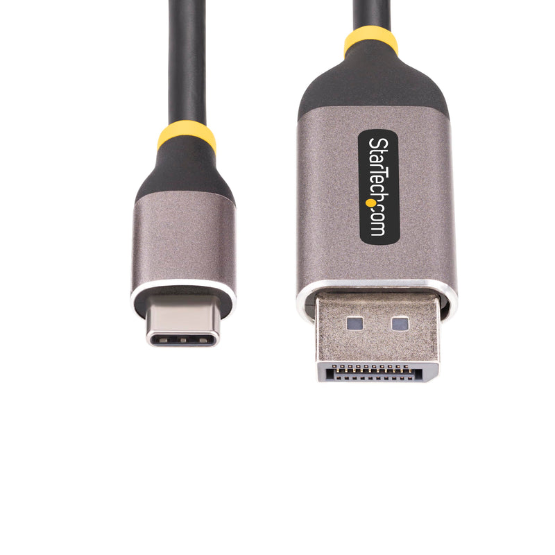 [AUSTRALIA] - StarTech.com 10ft (3m) USB-C to DisplayPort Adapter Cable, 8K 60Hz, 4K 144Hz, HDR10, USB Type-C to DP 1.4 Converter 