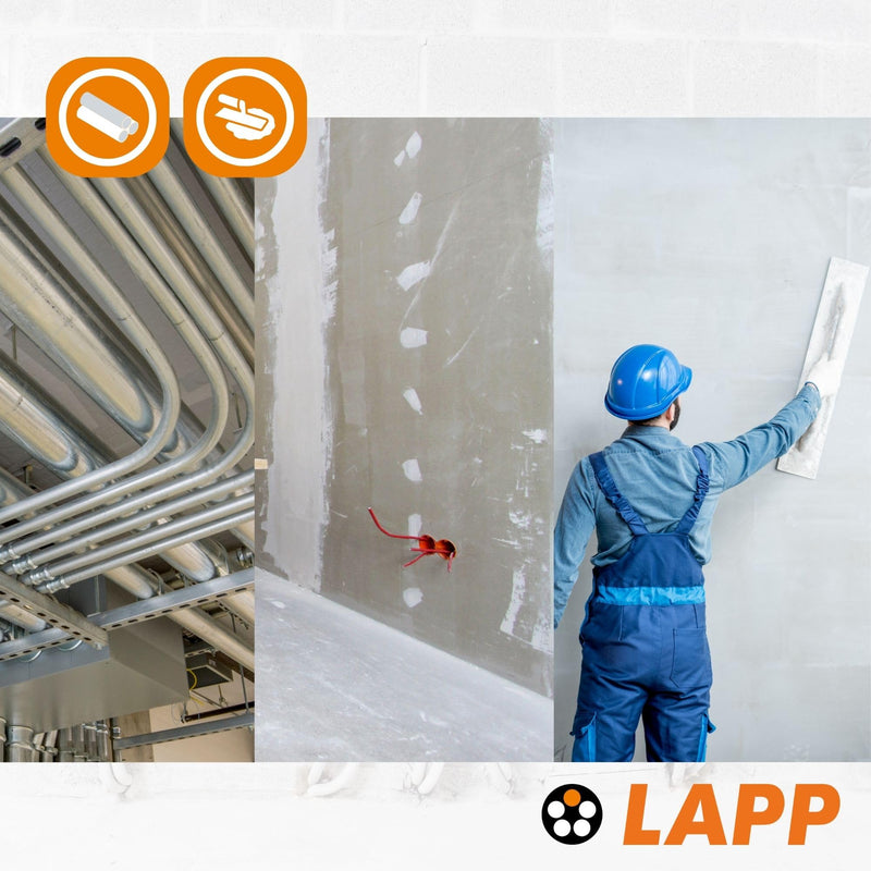 10 m Lapp 4520013 H07V-K 4 mm² Black I Wiring Cable I Flexible Flexible PVC Single Core I Stranded 4 mm2 I Wiring