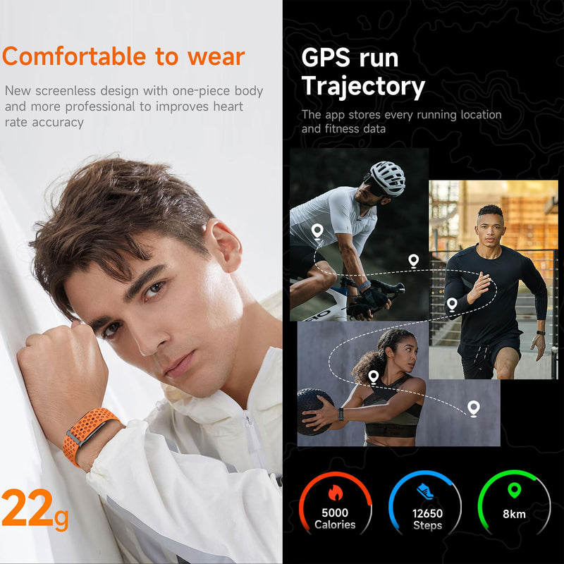 ZPIMY Wearable Health, Fitness & Activity Tracker, 5ATM Waterproof Mens Smartwatch, Call Reminder，Fitness Tracker for Android iPhones, SpO2，Heart Rate Tracking， Sleep Monitoring, 2 Straps (Black) Black